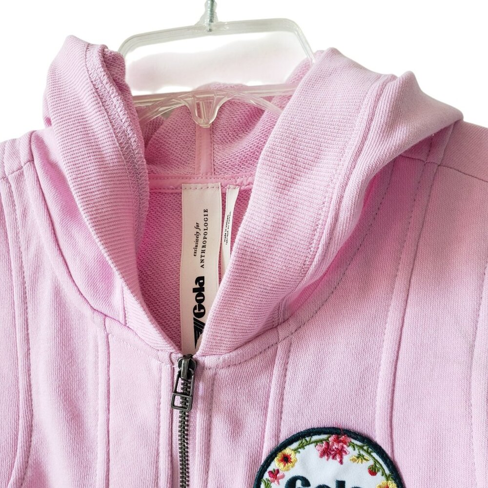 NEW Gola x Anthropologie Direct Kick Twofer Preppy Soccer Romper Light Pink - Picture 12 of 13
